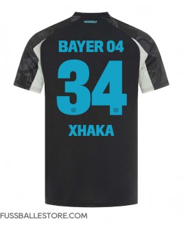 Günstige Bayer Leverkusen Granit Xhaka #34 3rd trikot 2024-25 Kurzarm